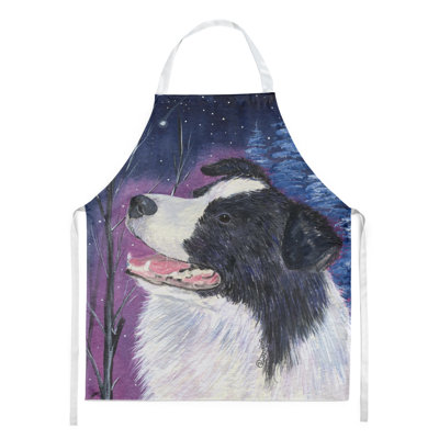 Tablier de collie de bordure nocturne starry