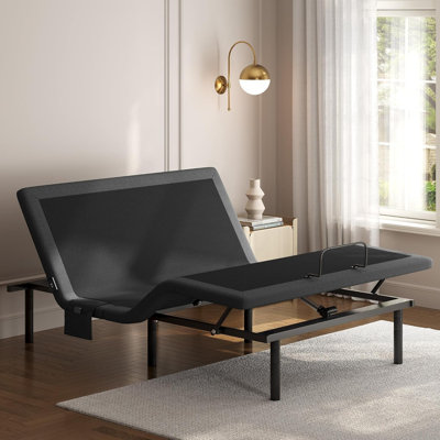 Base de lit réglable pour grand lit avec télécommande sans fil, base de lit réglable pour grand lit