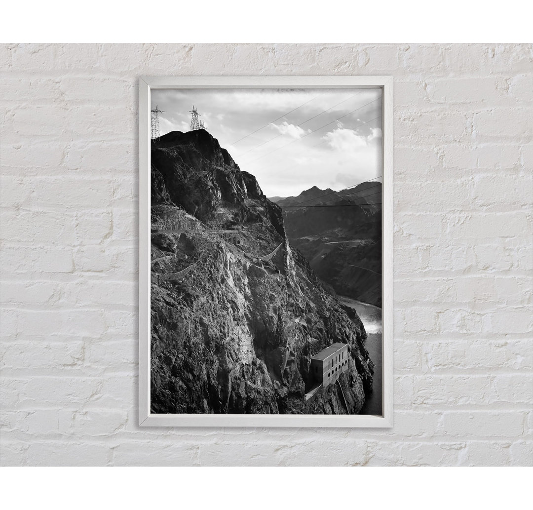 Ansel Adams Cliffs Above Boulder Dam - Bilderrahmen Kunstdrucke auf Leinwand