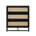 Black/Rattan