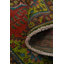 Orange Wool Floral Traditional Rug 3x5