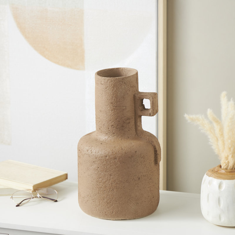 Neptune 15.45'' Paper Mache Table Vase