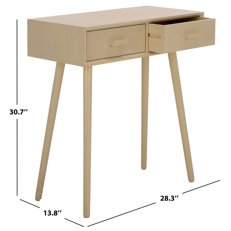 Brycson 28.3" Console Table, Sand