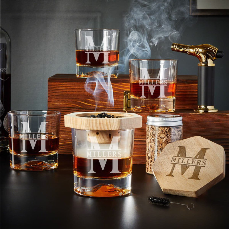 Ensemble-cadeau de cocktail gravé Black Diamond - 9 pièces Oakmont, Oui