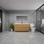 Meuble-lavabo double 59 po avec plateau en acrylique Cabazon-1301732889