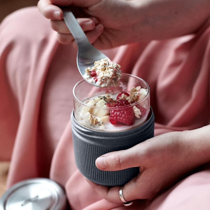 15ml Glass Food Storage Container, Slate