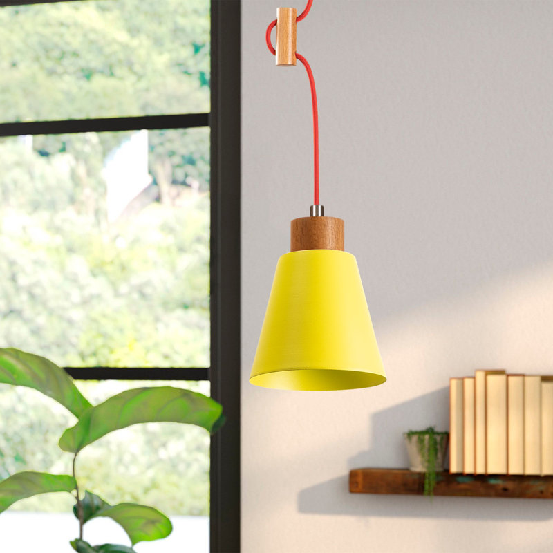 1 - Light Yellow Single Pendant