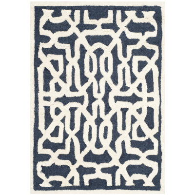 Cannen Hand Tufted Wool Geometric Rug