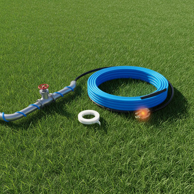 6 Ft 120v Self Regulating Heating Cable For Metal And Plastic Pipes, Freeze Protection