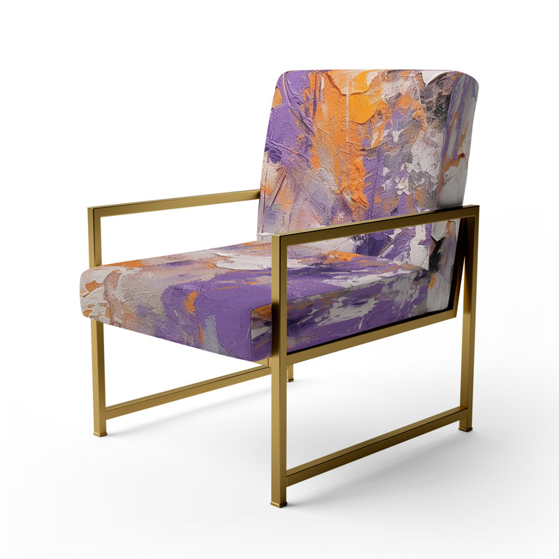 Fauteuil Evolving, Doré