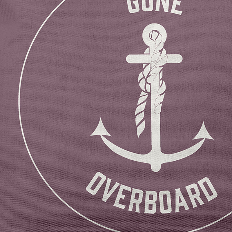 Coussin Nautical Nights Gone Over, Mauve ancien, 20 po x 20 po
