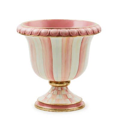 Rosy Check Rosy Stripe Tabletop Urn