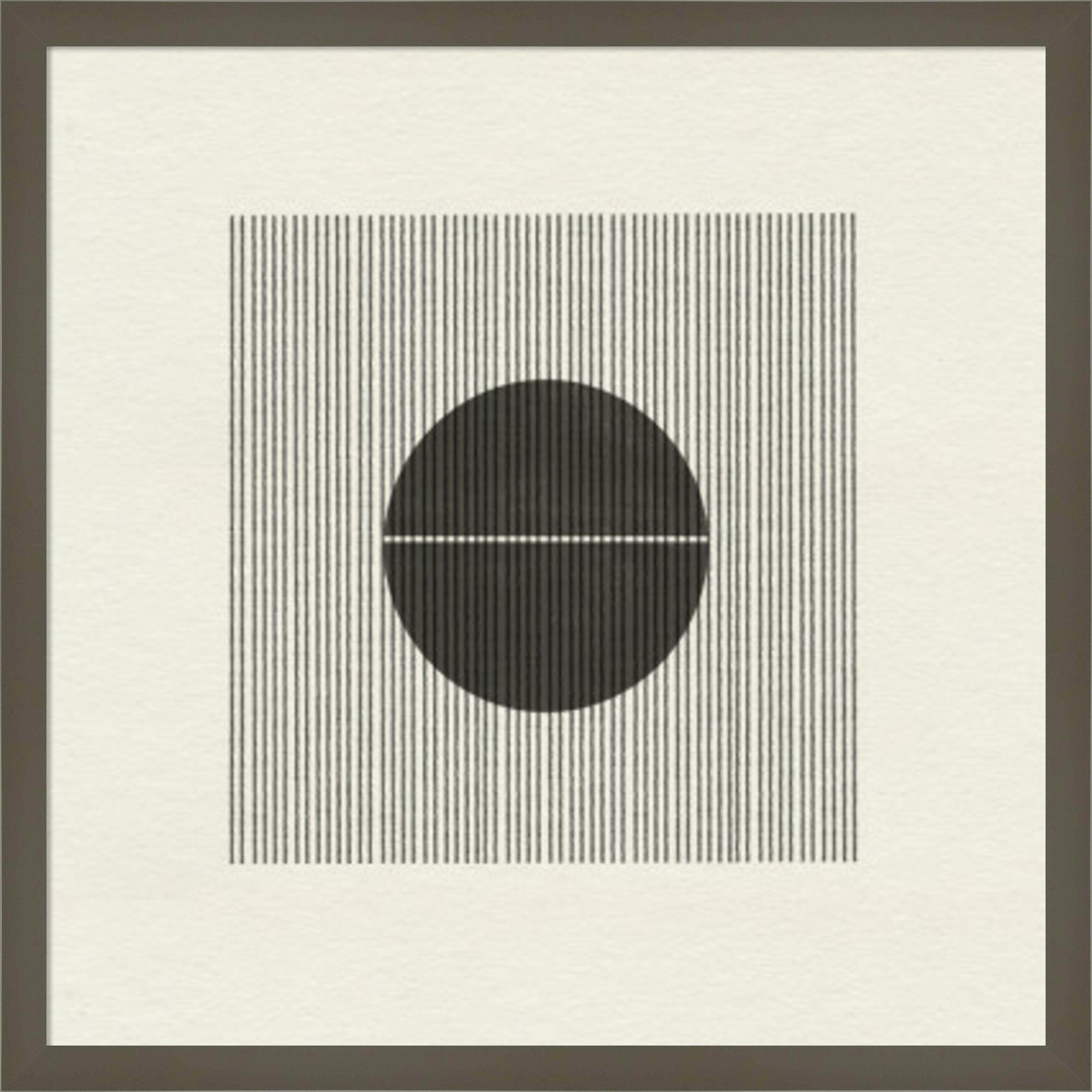 Paper Object No 5 by The Miuus Studio, 21" H x 21" W x 1" D, Brown