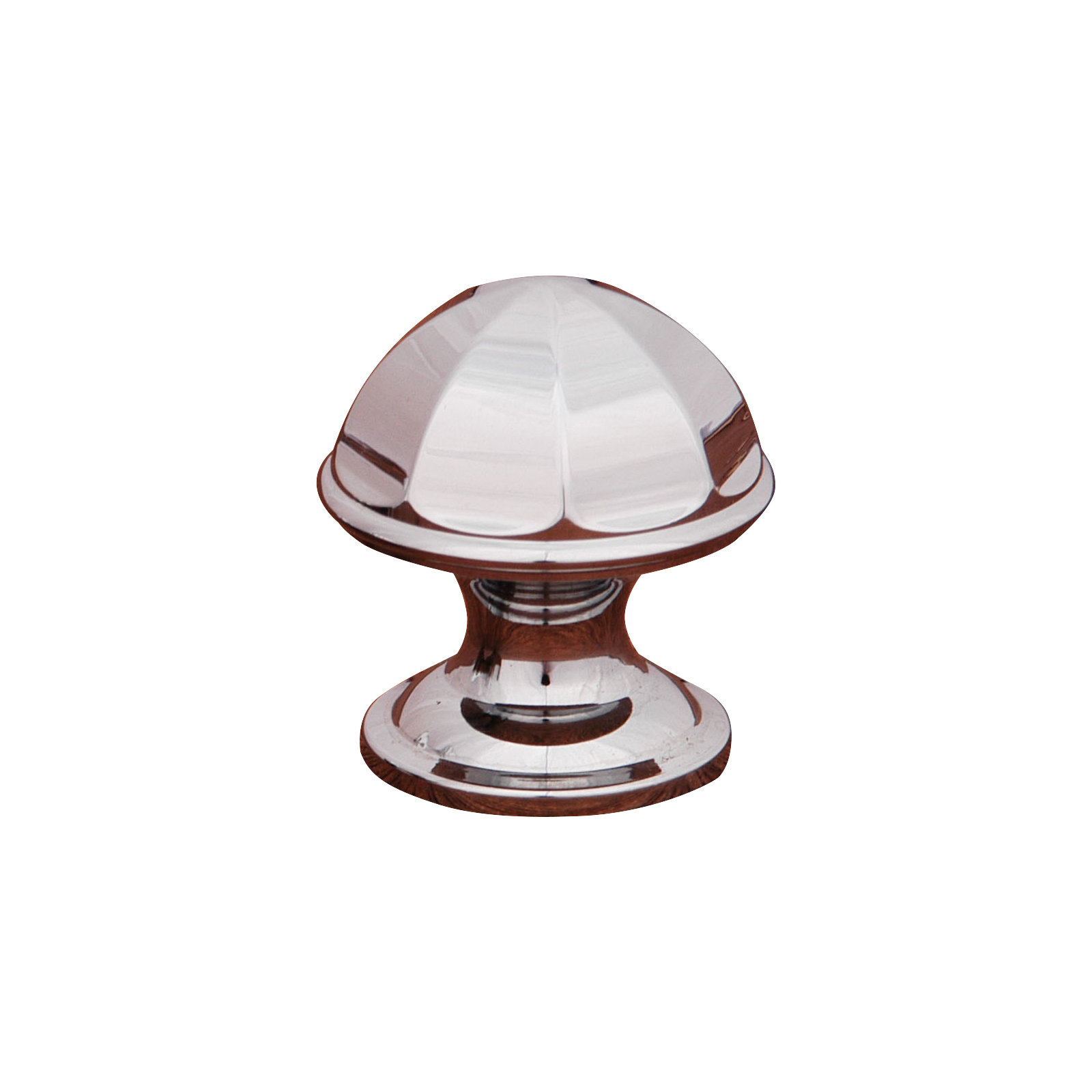 Contoured Dome 1 1/16" Knob CK Series, Polished Chrome