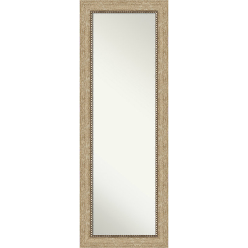 Miroir pleine grandeur Fentin, 53 po x 19 po, Champagne satiné