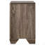 Washed Taupe 2-Drawer Rectangular Nightstand-1136310940
