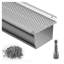 Heavy Duty Aluminum Gutter Guards - 208ft DIY Leaf Filter System for 5-Inch Gutters, Rust-Proof Debris Shield with Installation Hardware