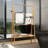 Bamboo Ladder Towel Rack With Storage Shelf