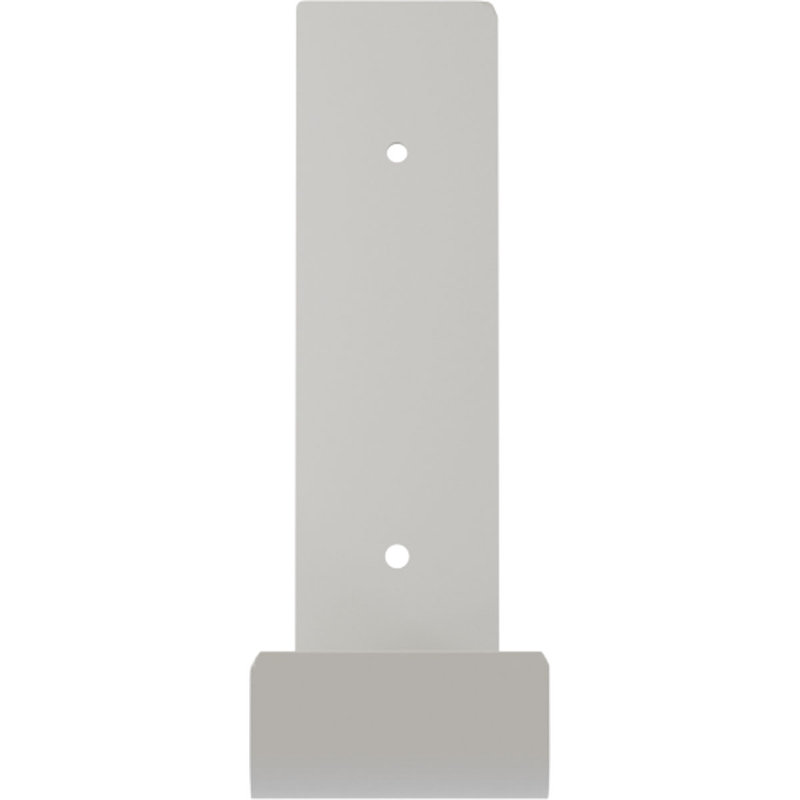 Support de tablette en acier, Apprêt blanc (à peindre), H 7 po x l 2 po x P 12 po