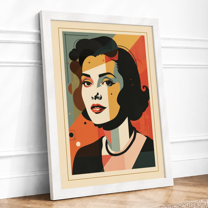 Portrait Pop Art - Print, A3 - 42.0 x 29.7 cm, White