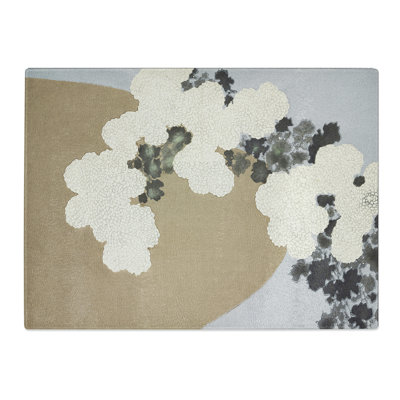 Blossom By Kamisaka Sekka  Glass Chopping Board