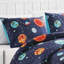 Ensemble d'édredon en microfibre imprimé 3 pièces Galactic Explorer-122253062