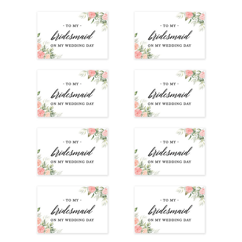 Ensemble de cartes-cadeaux de mariage avec enveloppes