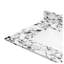 31" White Sintered Stone Bathroom Vanity Top with Undermount Ceramic Sink and Backsplash - New Carrara Marble Design