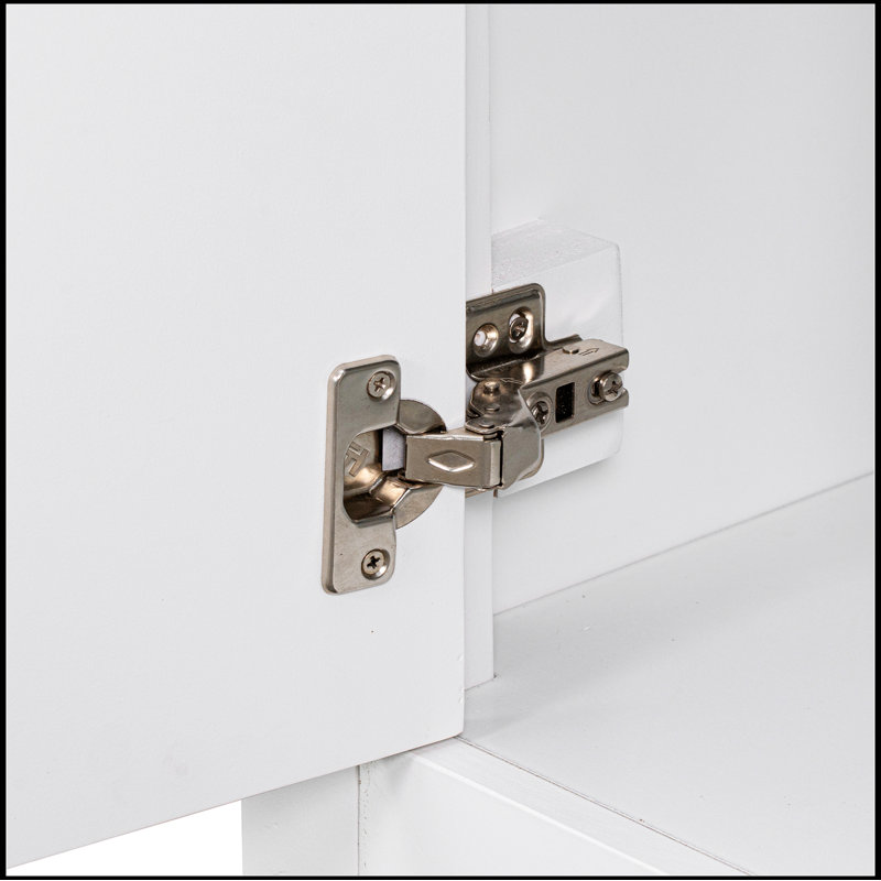 Meuble-lavabo simple avec plateau 35,98 po Savitt, Blanc