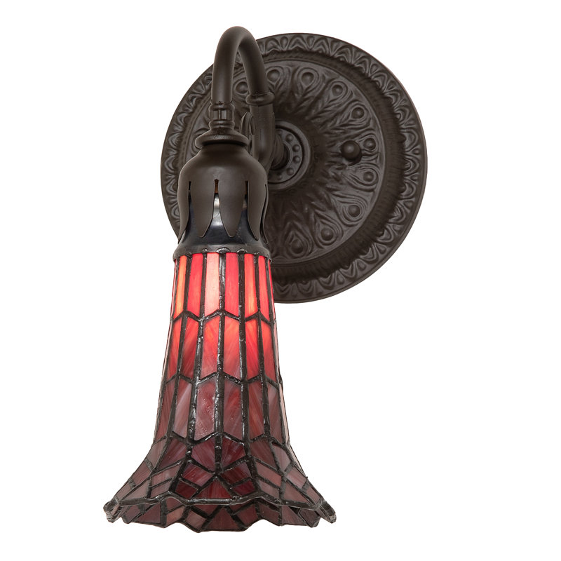 Gazon 1 - Light Armed Sconce, Red