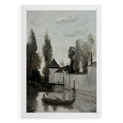 Paysage rétro CXCI - impression sur toile seulement - non encadrée