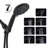 Full/Standard Handheld Shower Head 1.8 GPM GPM-63308180