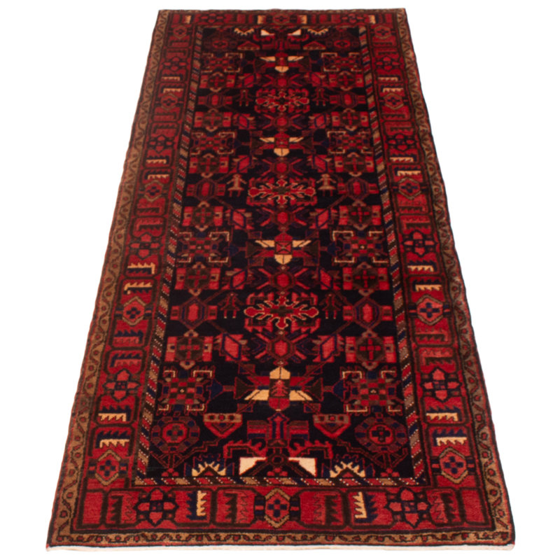 Tapis bleu marine foncé Andelz 3 pi 8 po x 9 pi 11 po