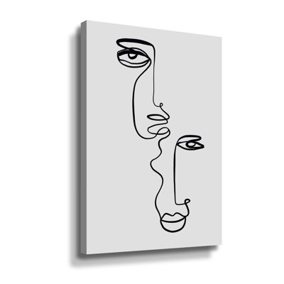 Face 2 - Peinture sur toile
