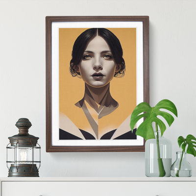 XV1022-42X A Dynamic Woman - Single Picture Frame Print