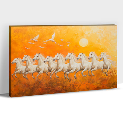 Art mural cheval GUTTATE, décoration murale photos cheval, peinture murale cheval pour le salon, art mural sur toile cheval, affiches à cheval pour bureau mural encadrées prêtes à être accrochées 20 po x 30 po