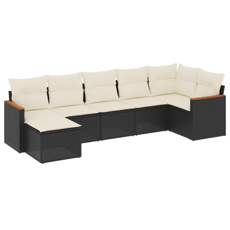 Ensemble de canapé de jardin Vidaxl PE