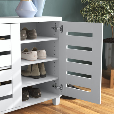 Millan 16 Pair Shoe Storage Cabinet