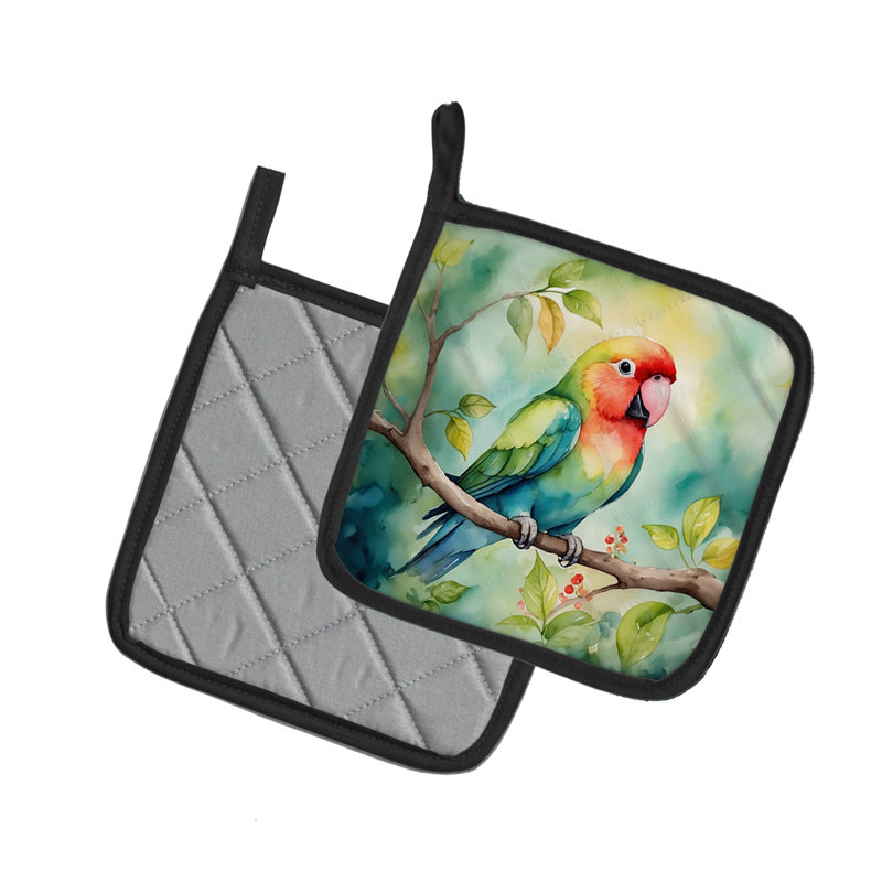 Paire de mangeoires Lovebird