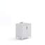 Meuble-lavabo de comptoir en marbre blanc Carrara Elizabeth de 30 po avec robinet Elizabeth-922575980-916305440