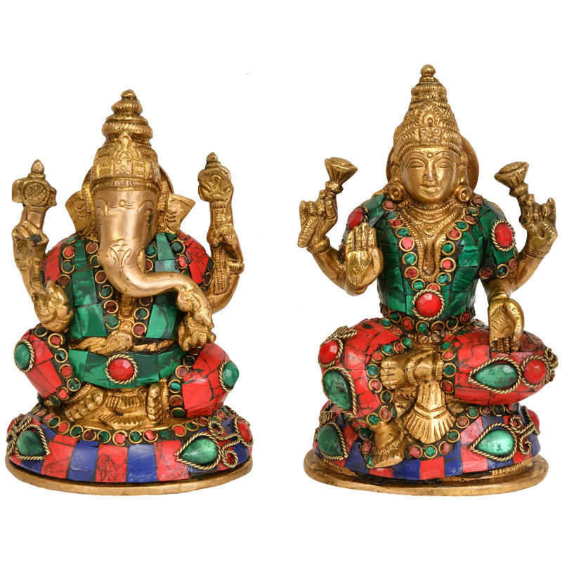 Lakshmi et Ganesha