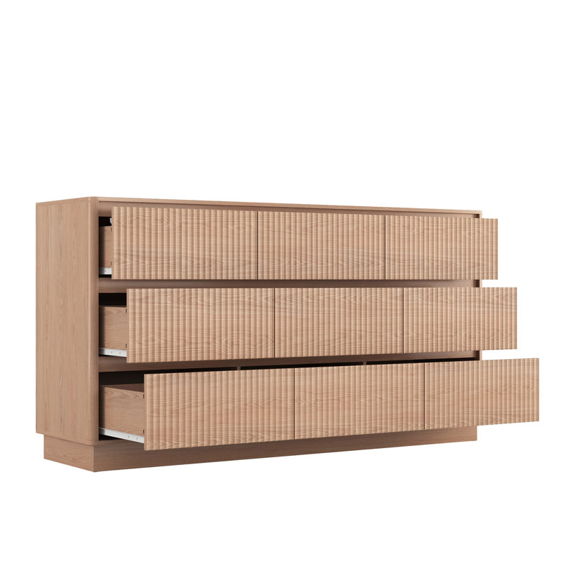 59 " W 9 - Drawer Dresser, Natural