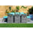 6 - Person Patio Dining Set Umbrella Hole Included Rectangular Table with Cushions Included-93842994-93842995
