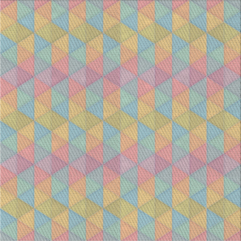 Postma Geometric Indoor Rug, Square 7'