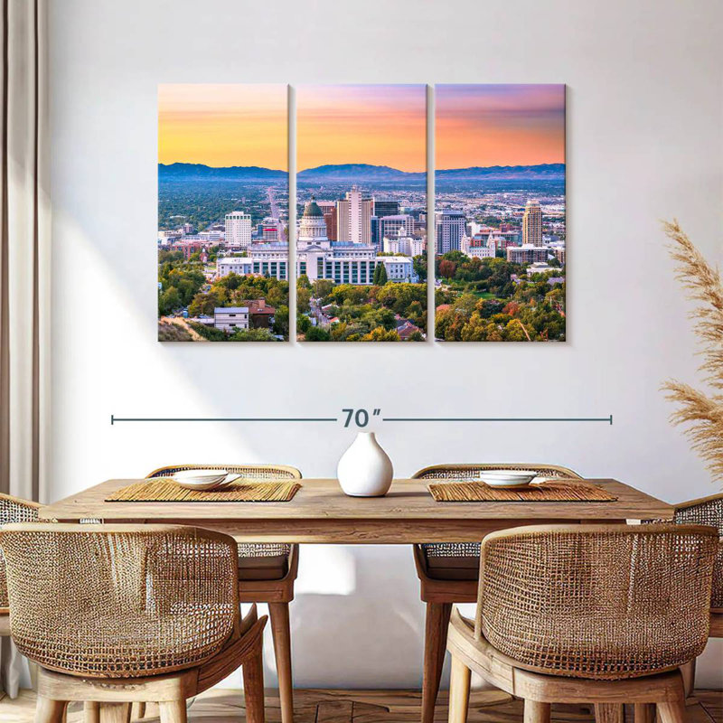 Paysage de Nicci Salt Lake City, H 36 po x l 57 po