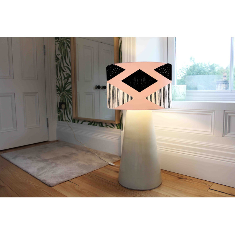 Cotton Drum ( Uno ), 22cm H x 25cm W x 25cm D