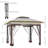 Tente à auvent avec filet et sac de transport Outsunny 12 pi x 12 pi-112831188-112831189