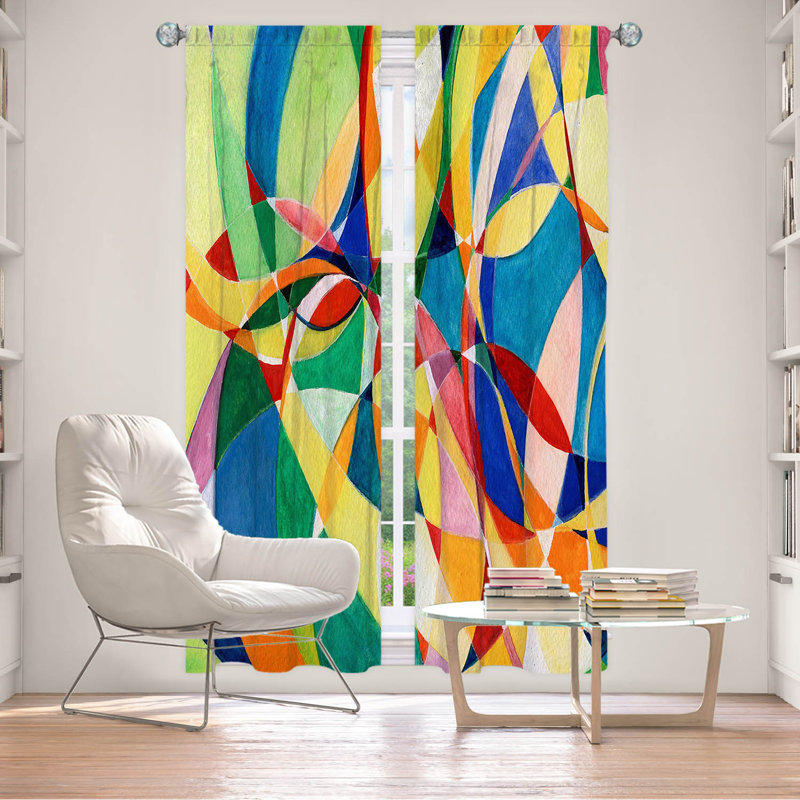 Room Darkening Curtain Pair, 20" W x 82" L