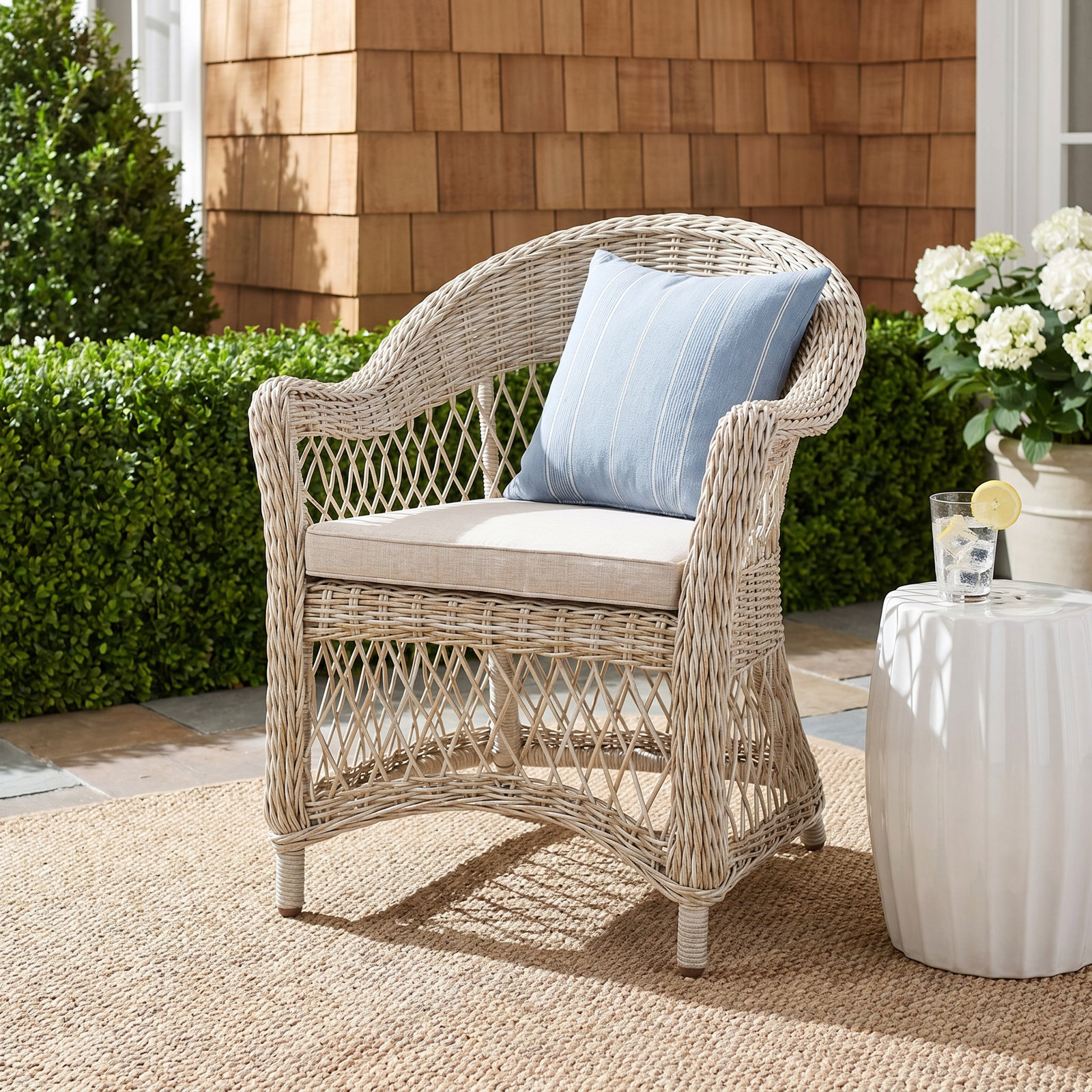 Cascade Acacia Patio Lounge Chair
