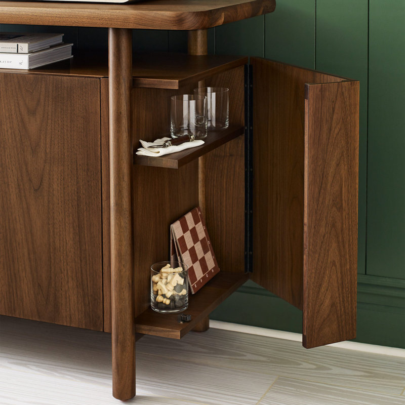 Walnut Grove Credenza - Wood Top